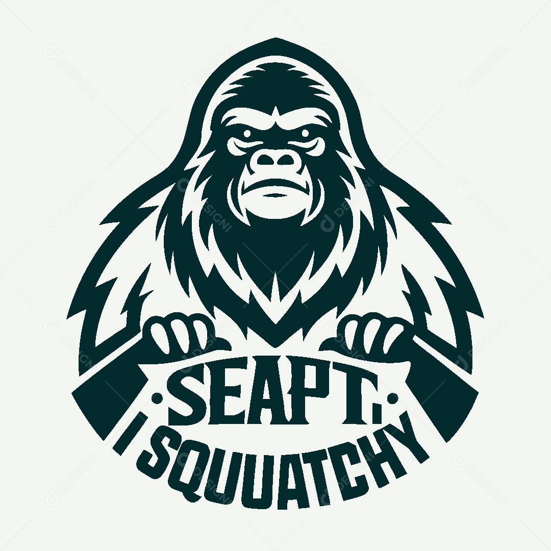 Modelo de Logo de Pé Grande Vetor EPS