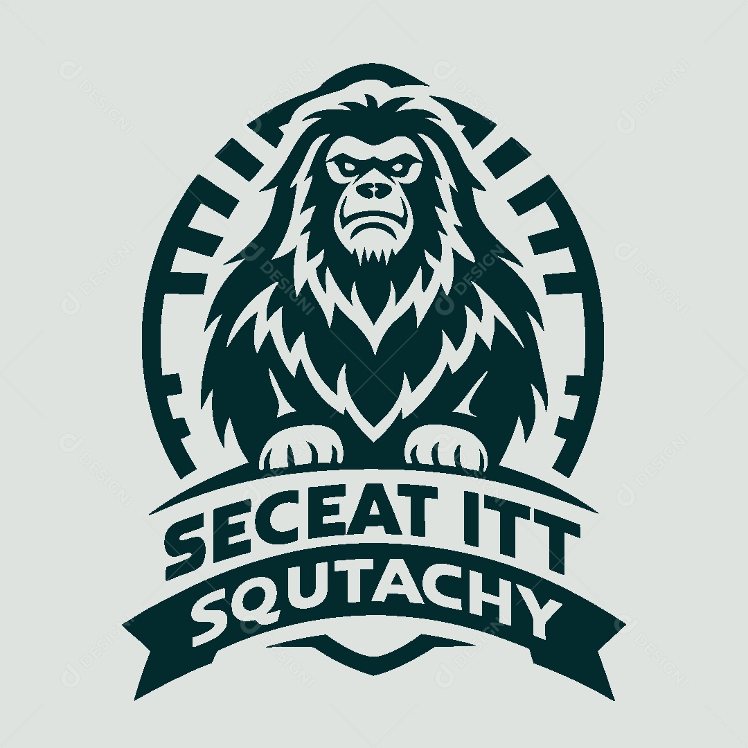 Modelo de Logo de Pé Grande Vetor EPS