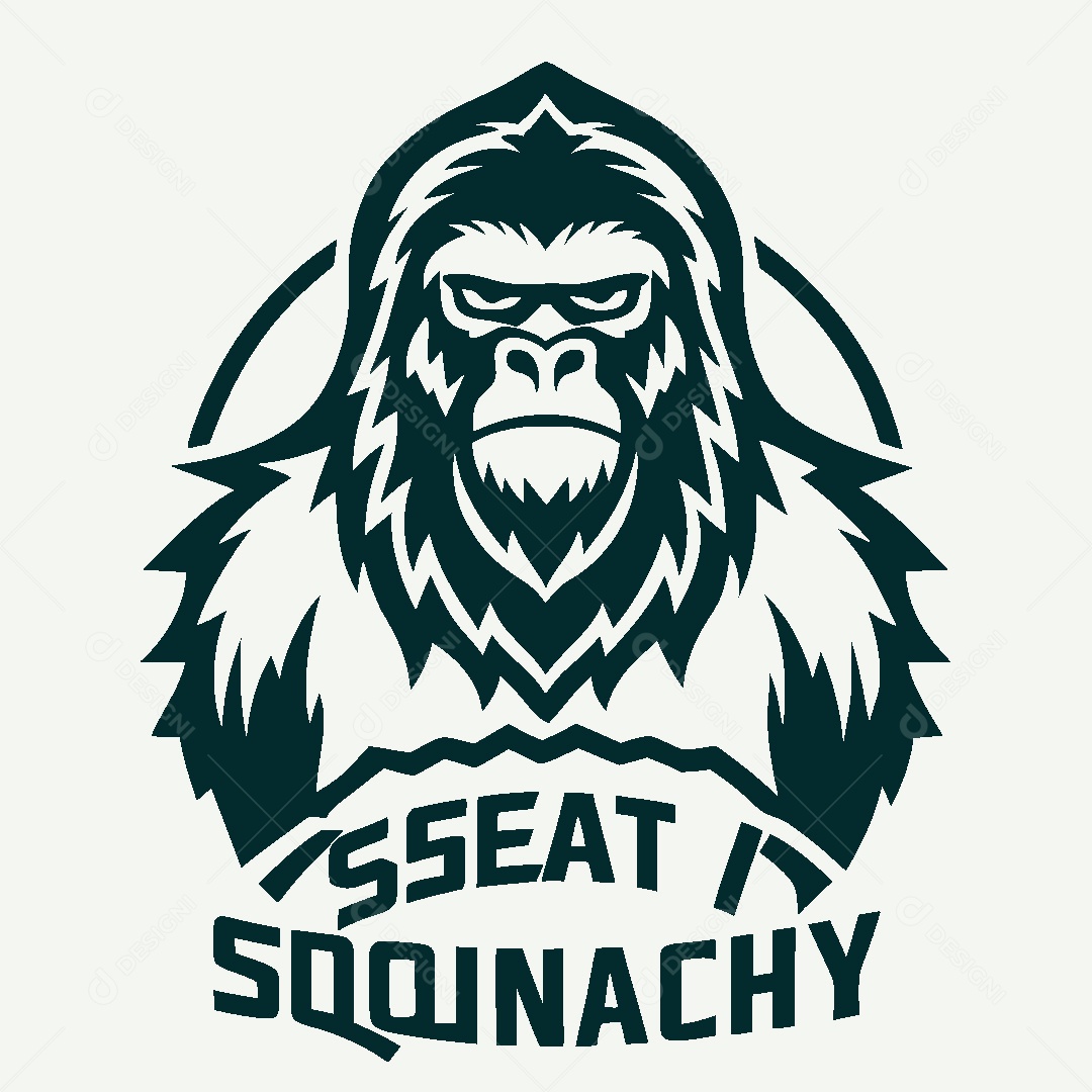 Modelo de Logo de Pé Grande Vetor EPS