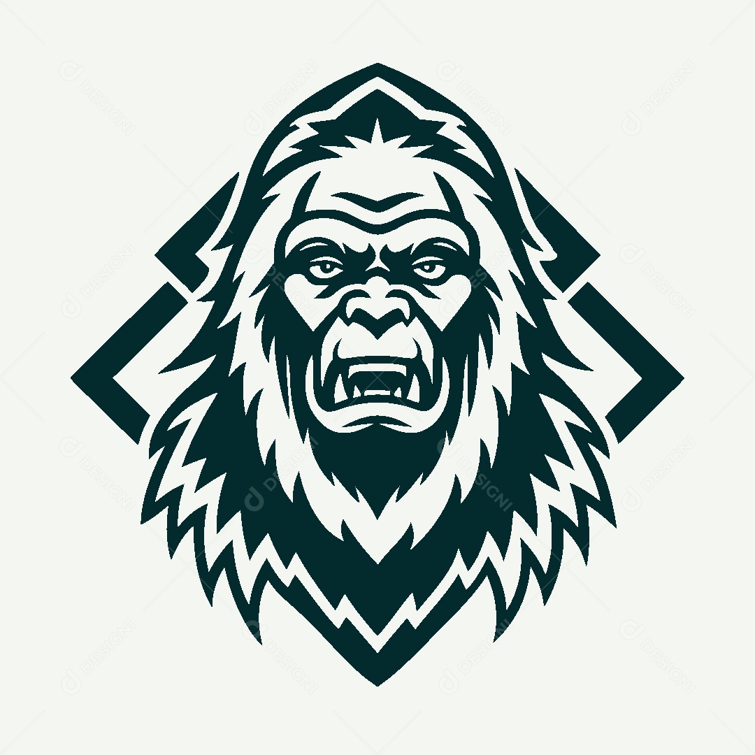 Modelo de Logo de Pé Grande Vetor EPS