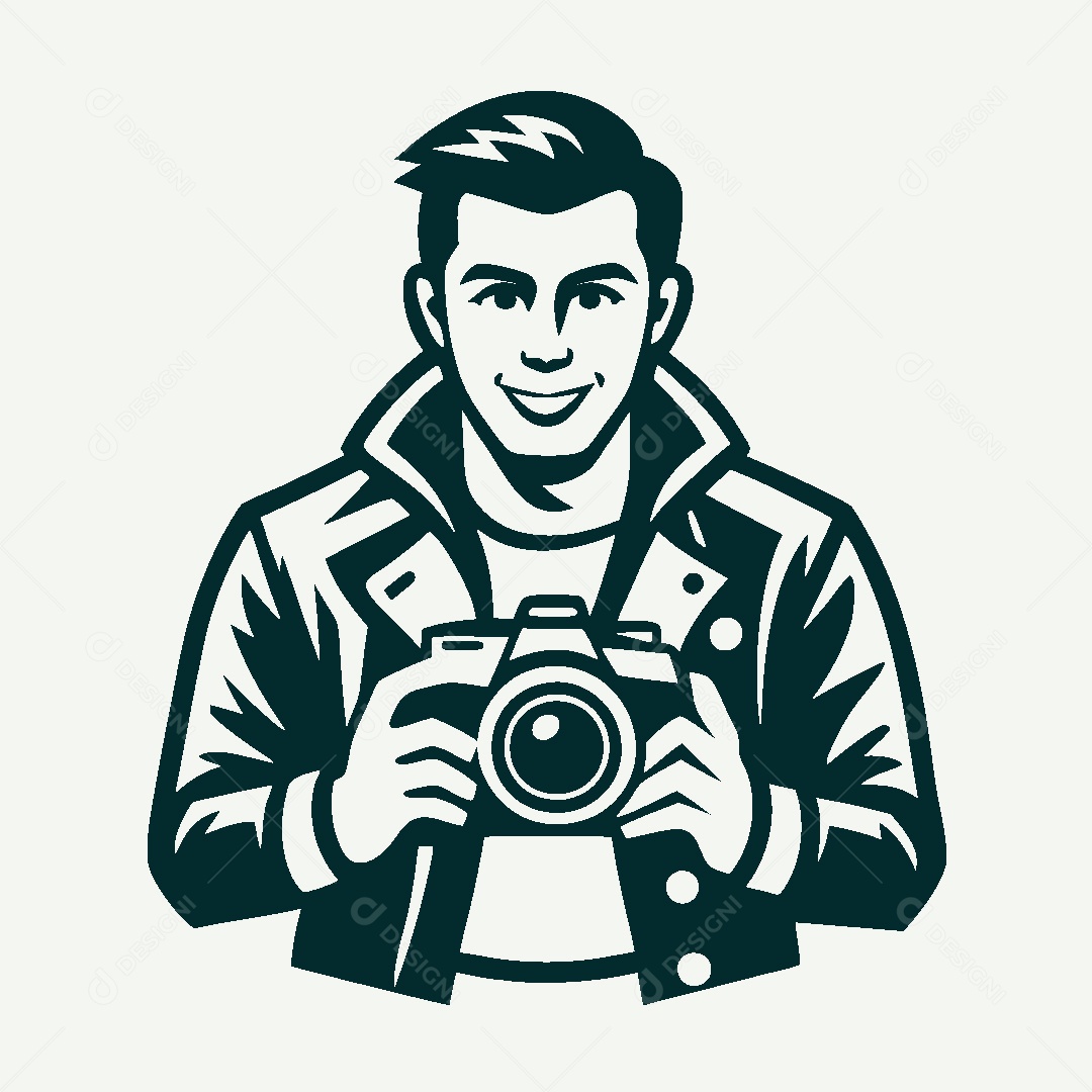 Modelo de Logo de Fotografo Vetor EPS