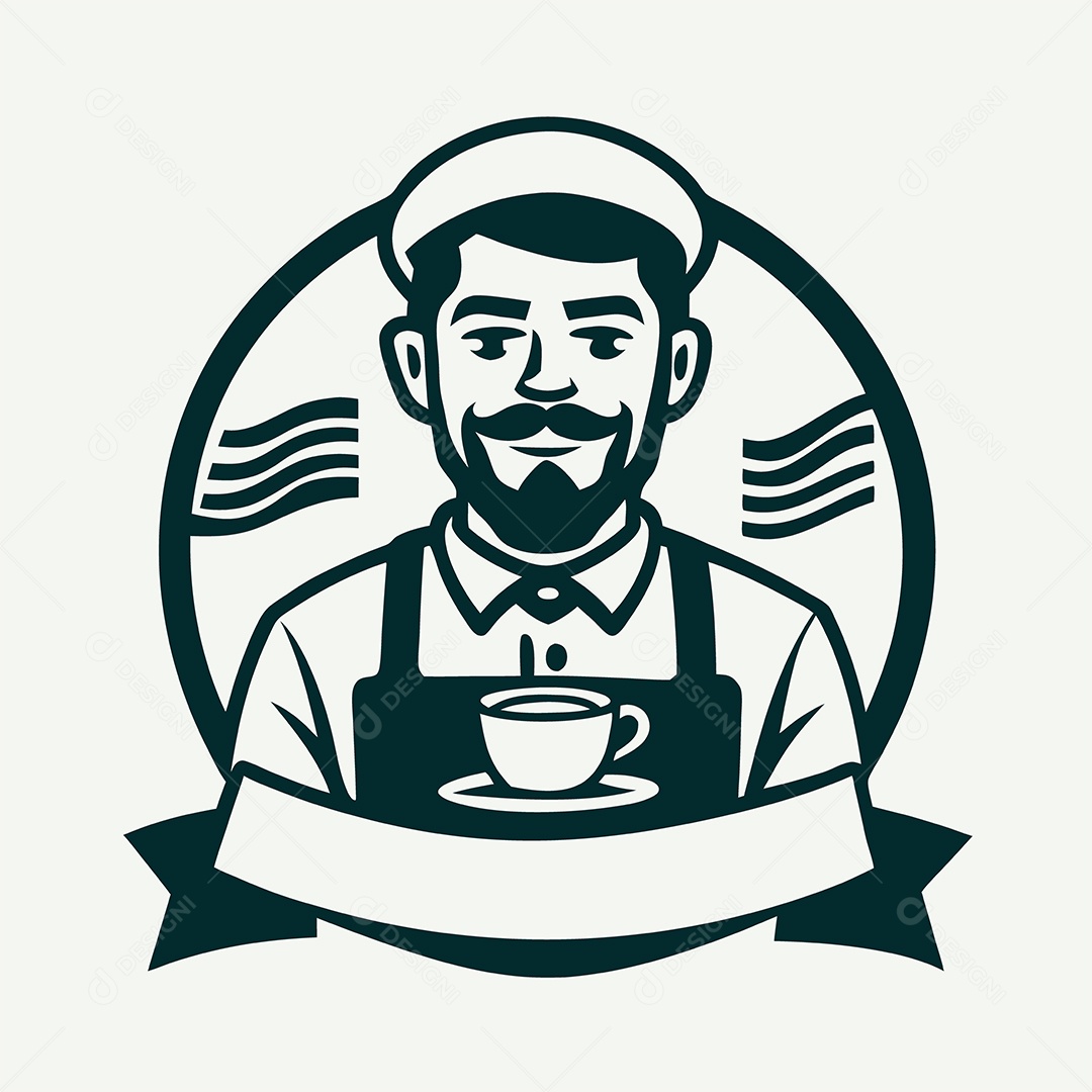 Modelo de Logo de Barmen Vetor EPS