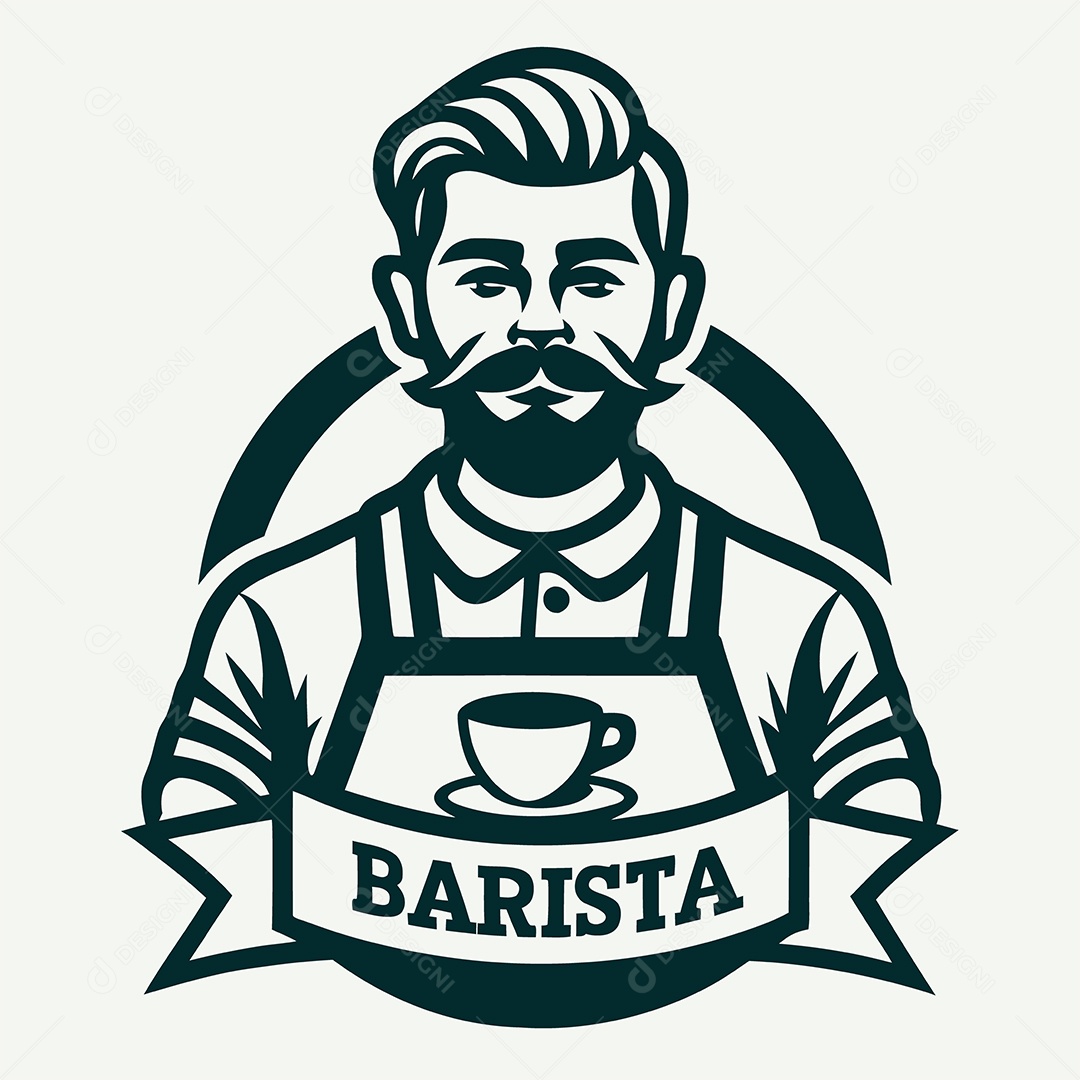 Modelo de Logo de Barmen Vetor EPS