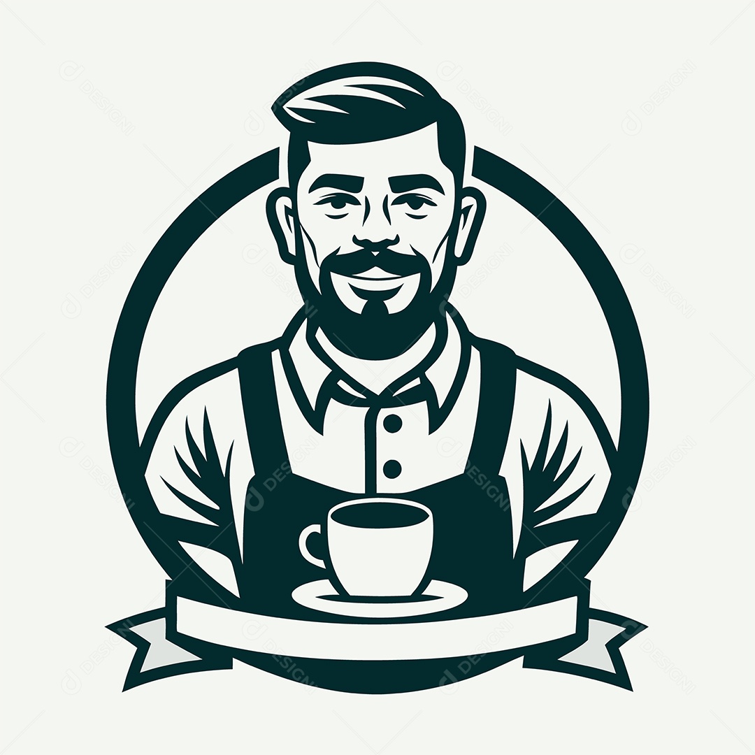 Modelo de Logo de Barmen Vetor EPS