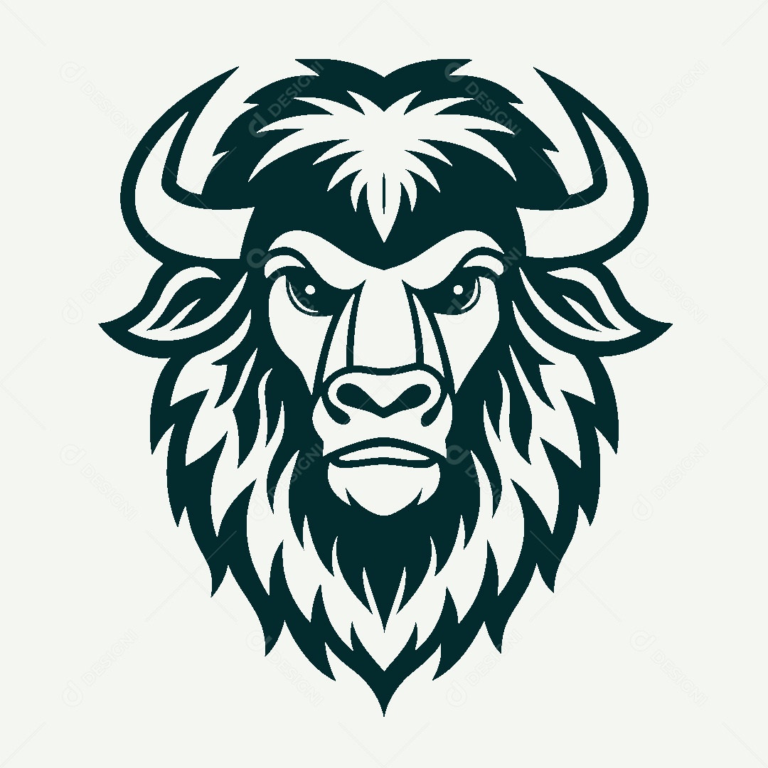 Modelo de Logo de Touro Vetor EPS