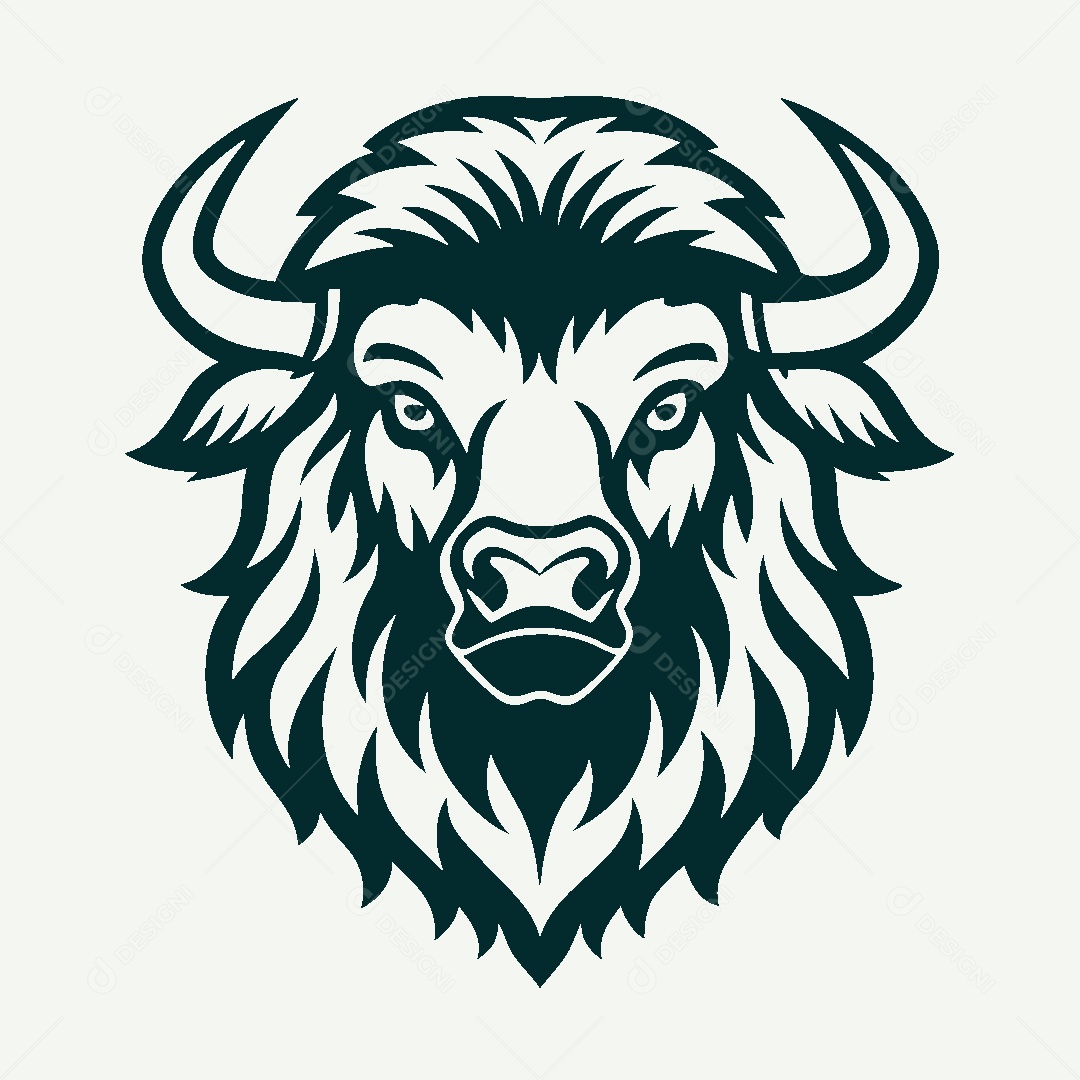 Modelo de Logo de Touro Vetor EPS