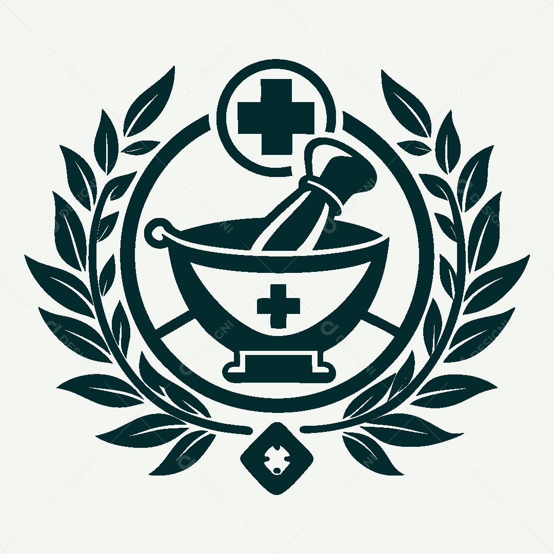 Modelo de Logo de Farmácia Vetor EPS