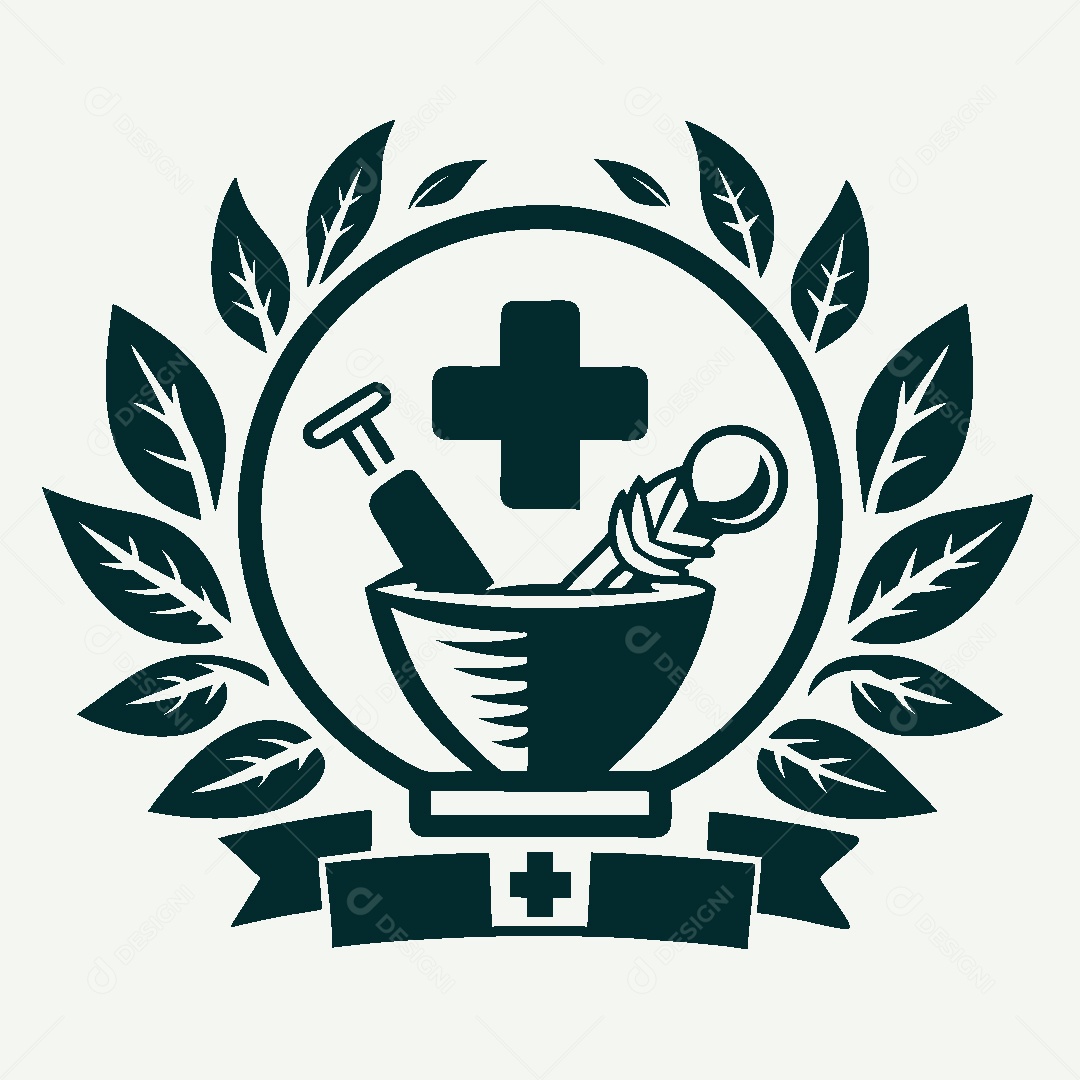 Modelo de Logo de Farmácia Vetor EPS