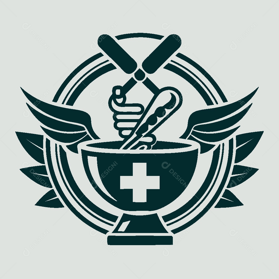 Modelo de Logo de Farmácia Vetor EPS