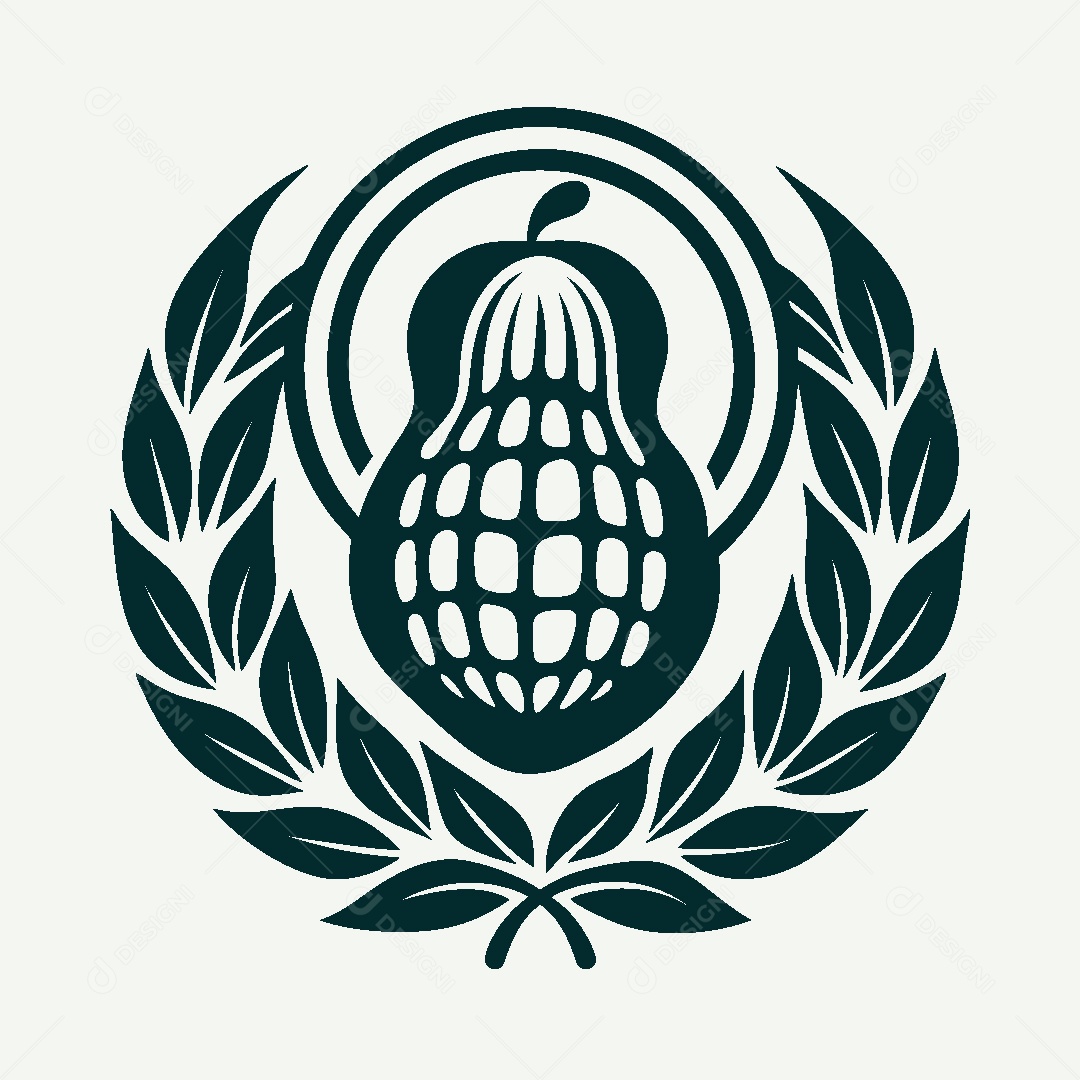 Modelo de Logo de Amendoim Vetor EPS