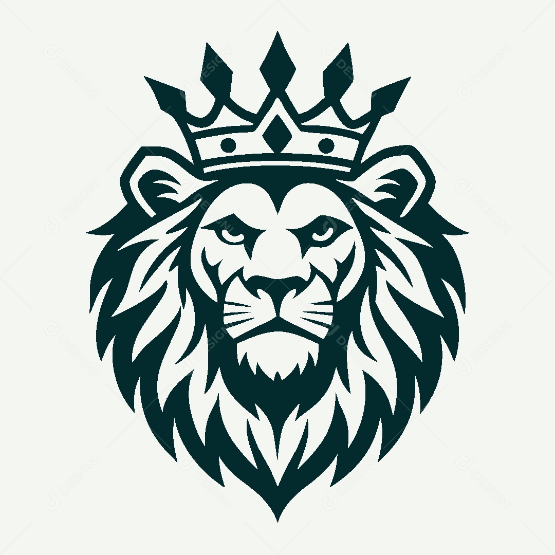 Modelo de Logo de Leão Vetor EPS