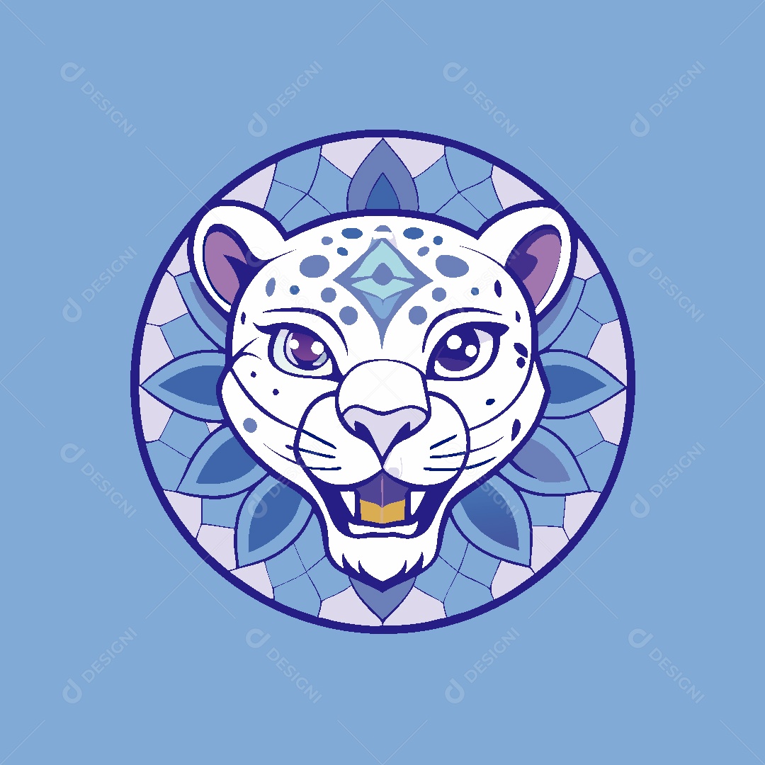 Jaguar Mascote Ilustração Vetor EPS