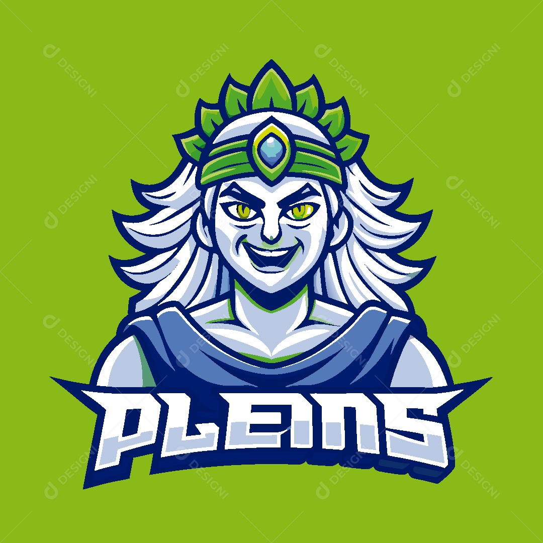 Mascote de Esports Ilustração Vetor EPS