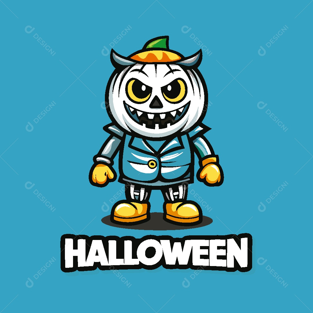 Mascote do Halloween Ilustração Vetor EPS