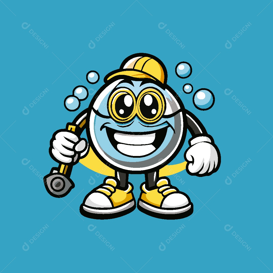 Mascote Ilustração Vetor EPS