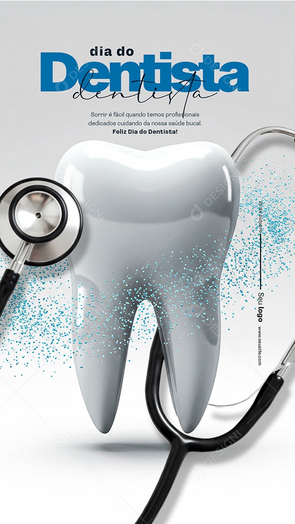 Story Dia do Dentista 25 de Outubro Social Media PSD Editável