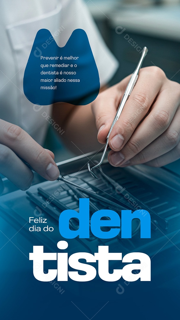 Story Feliz Dia do Dentista 25 de Outubro Social Media PSD Editável