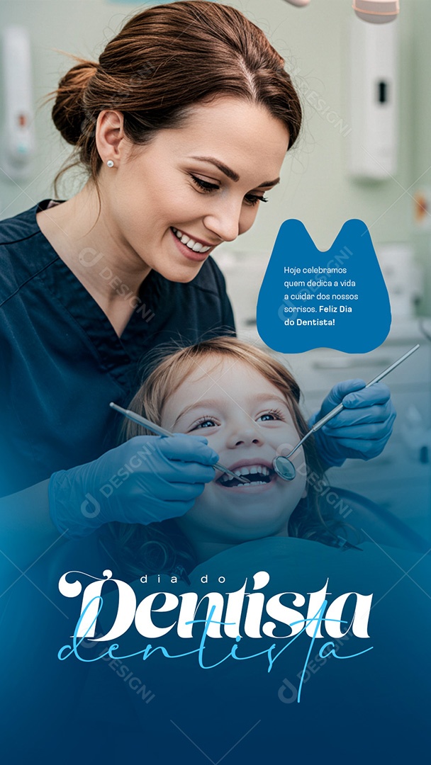 Story Dia do Dentista 25 de Outubro Social Media PSD Editável
