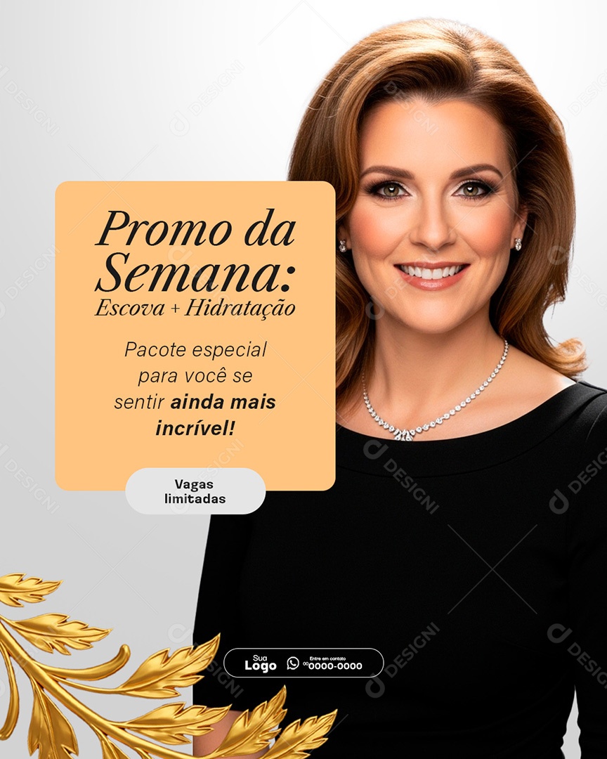 Salão de Beleza Promo da Semana Social Media PSD Editável