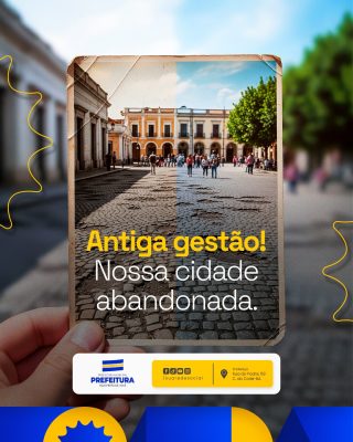 Cidade Antiga Gestão Nossa Cidade Abandonada PSD Editável