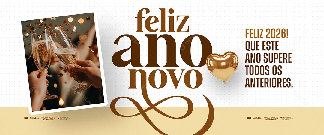 Carrossel Feliz Ano Novo 2026 Que Este Ano Social Media PSD Editável