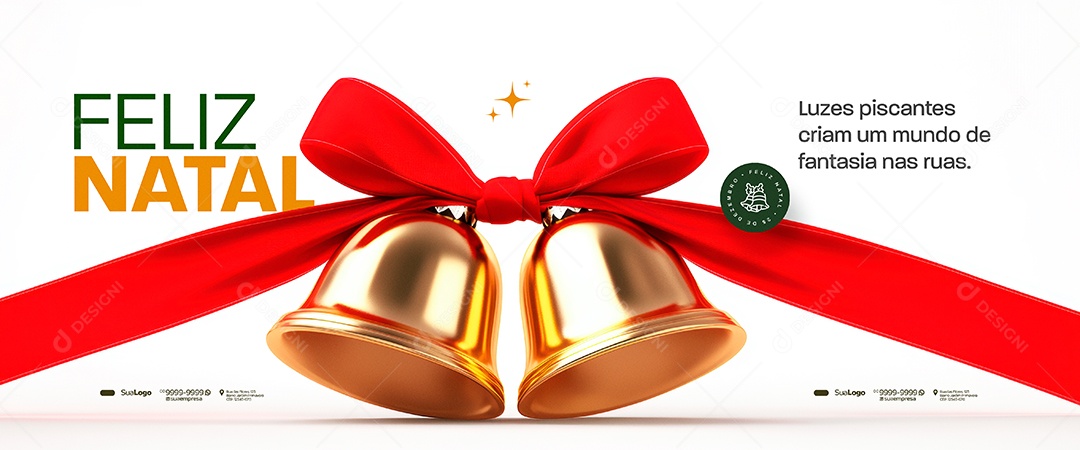 Carrossel Feliz Natal 25 de Dezembro Social Media PSD Editável