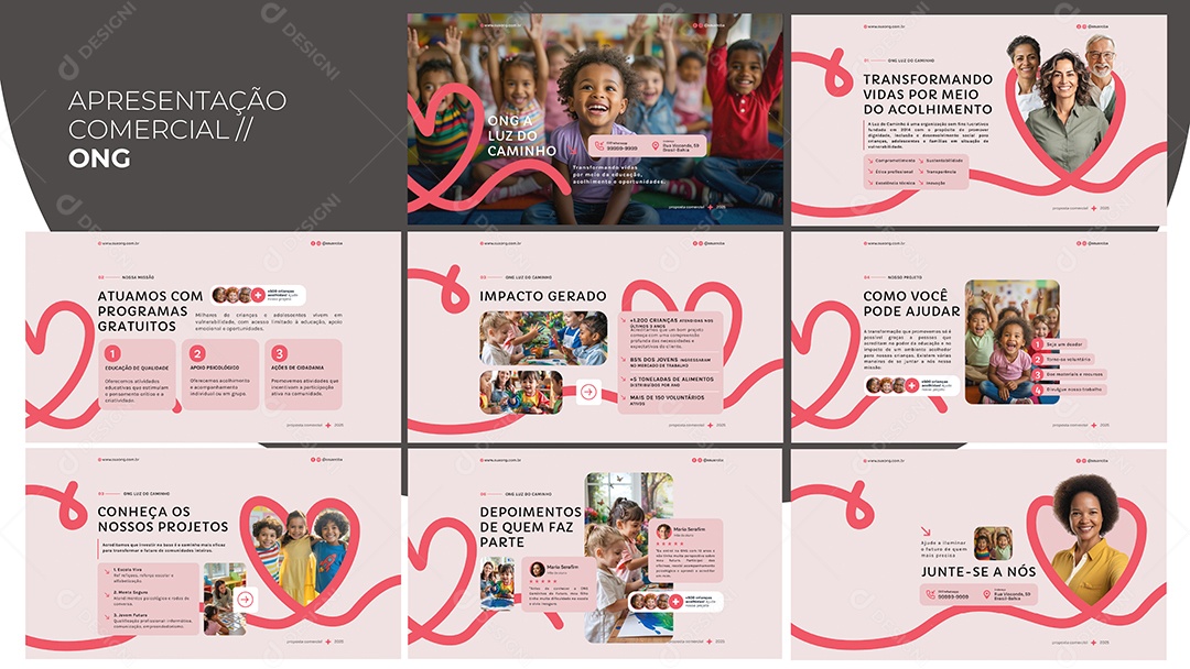 Apresentação Comercial Ong PSD Editável