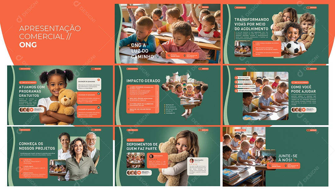 Apresentação Comercial Ong PSD Editável