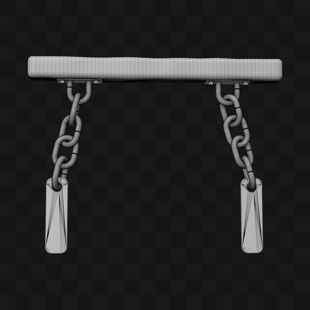 Barra de Sustentação de Placa - Modelo 3D