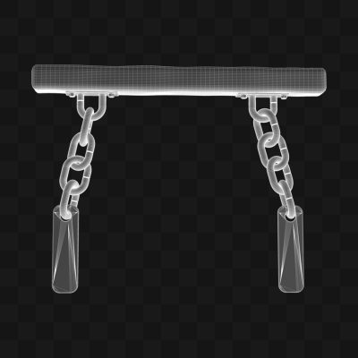 Barra de Sustentação de Placa - Modelo 3D