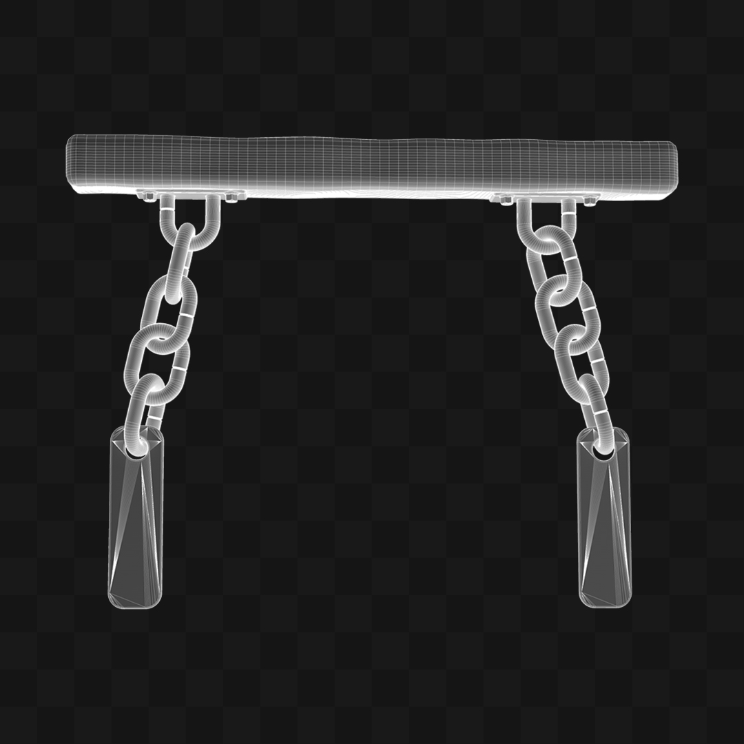 Barra de Sustentação de Placa - Modelo 3D