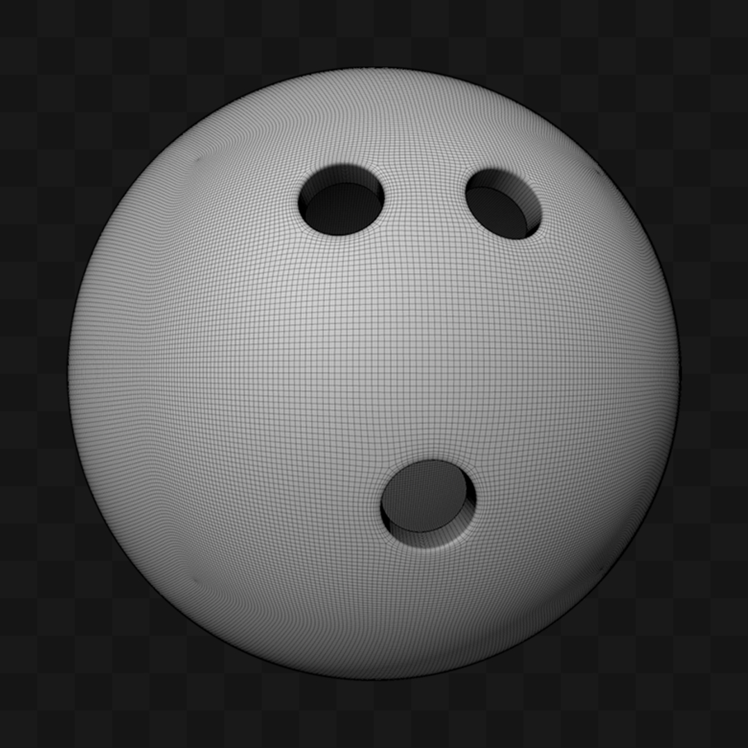 Bola de Boliche - Modelo 3D