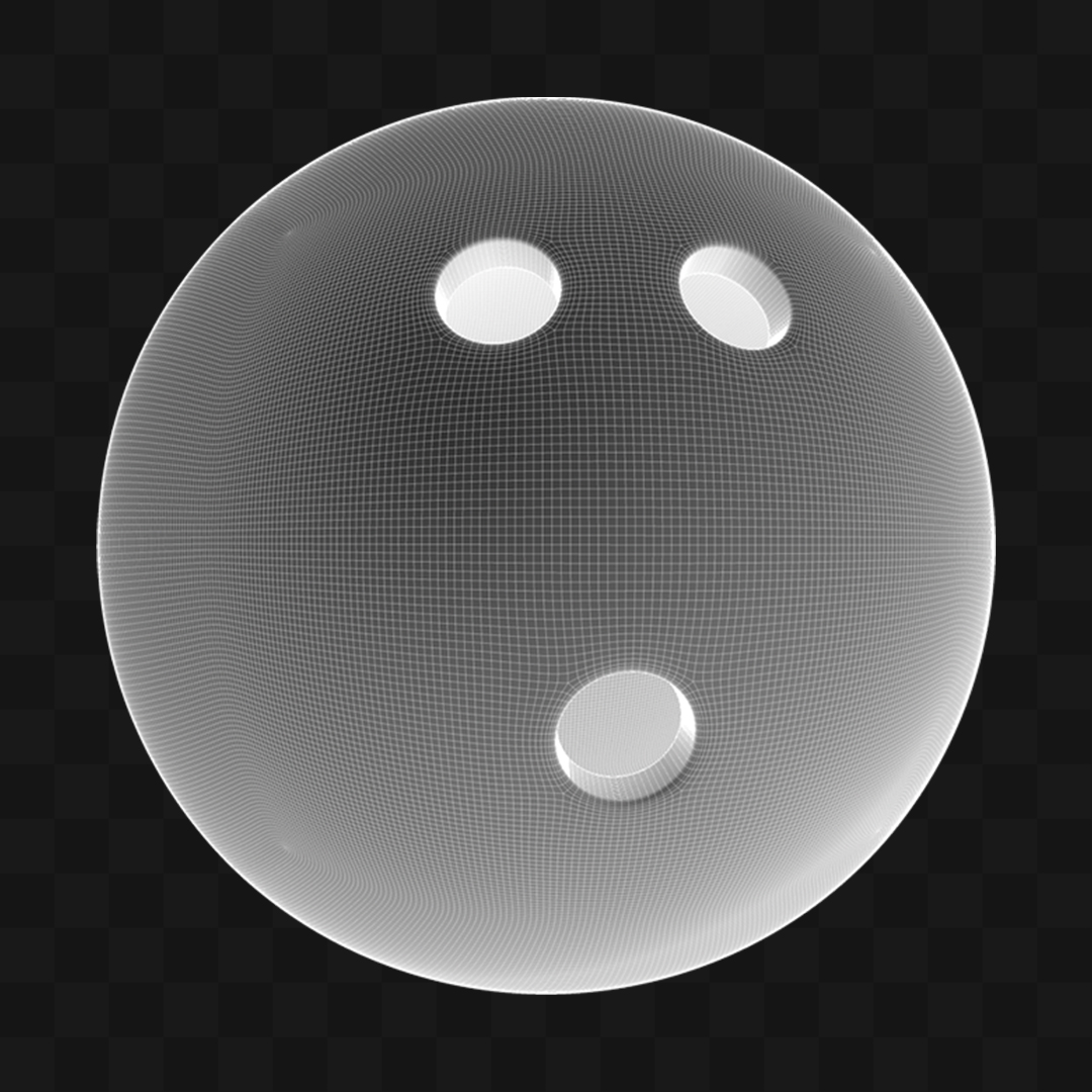 Bola de Boliche - Modelo 3D