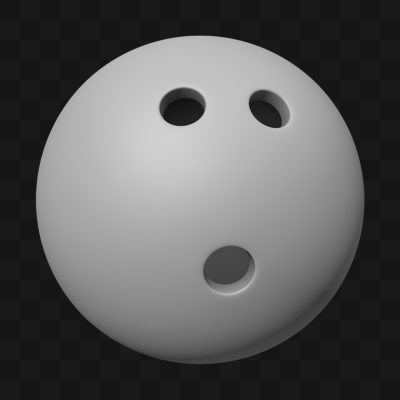 Bola de Boliche - Modelo 3D