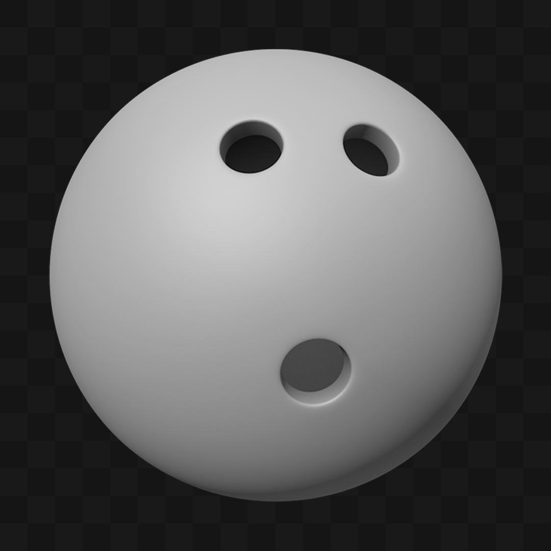 Bola de Boliche - Modelo 3D