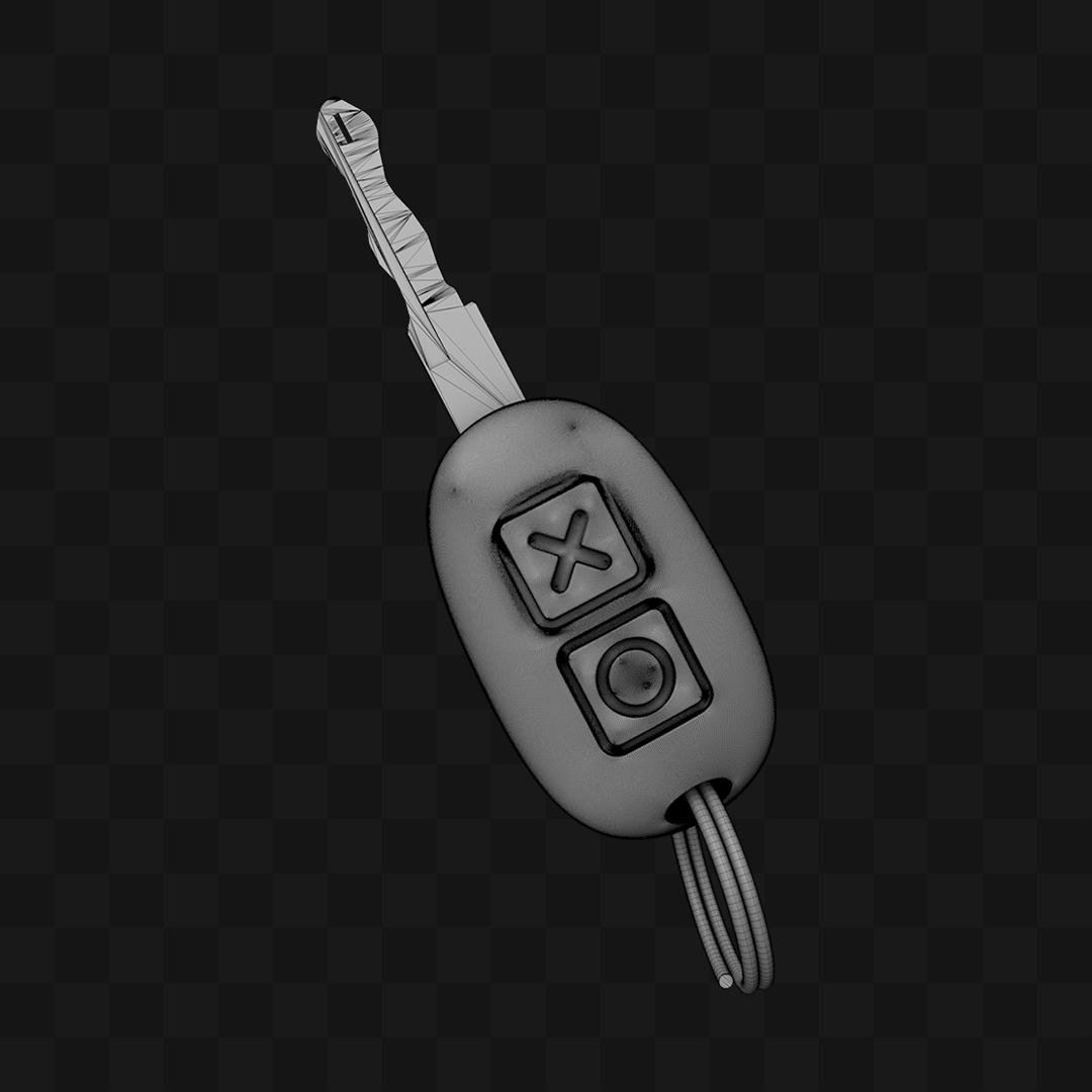 Chave de Carro - Modelo 3D
