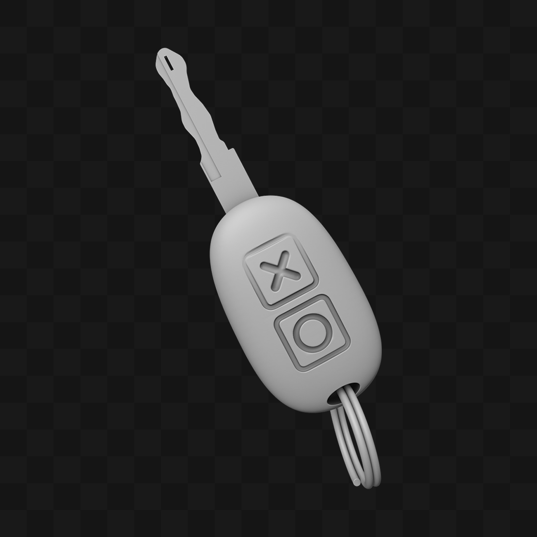 Chave de Carro - Modelo 3D