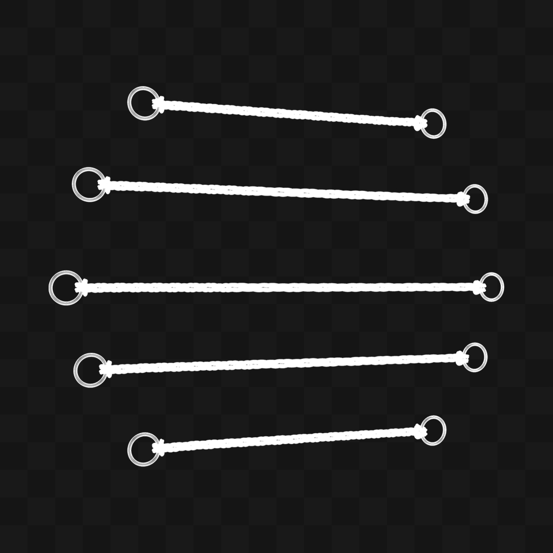 Cordas Esticadas - Modelo 3D