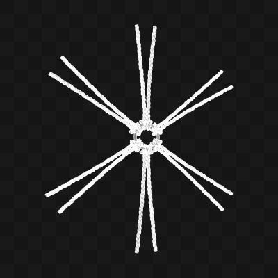 Estrutura de Cordas - Modelo 3D