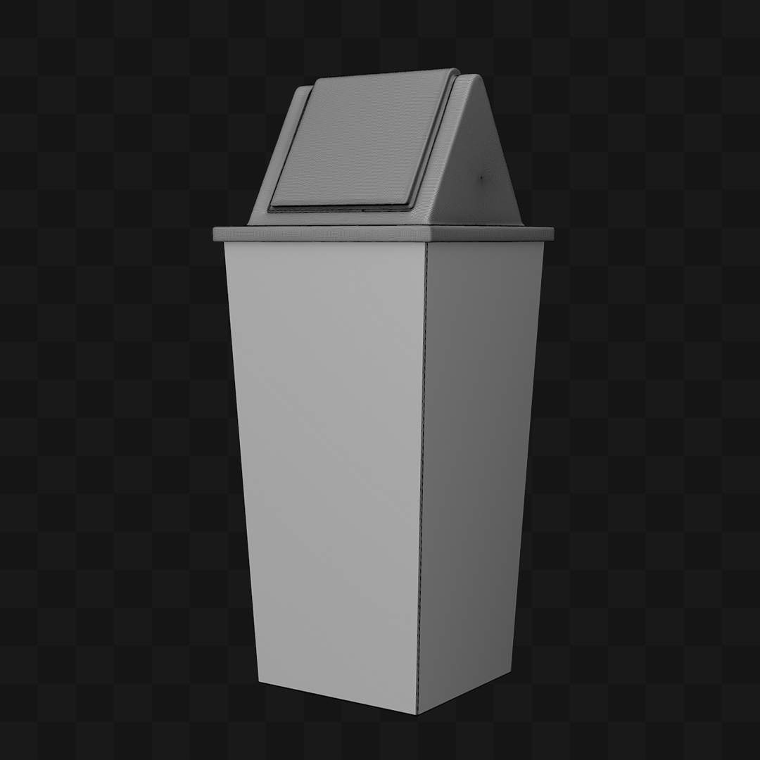 Lata de Lixo Lixeira - Modelo 3D