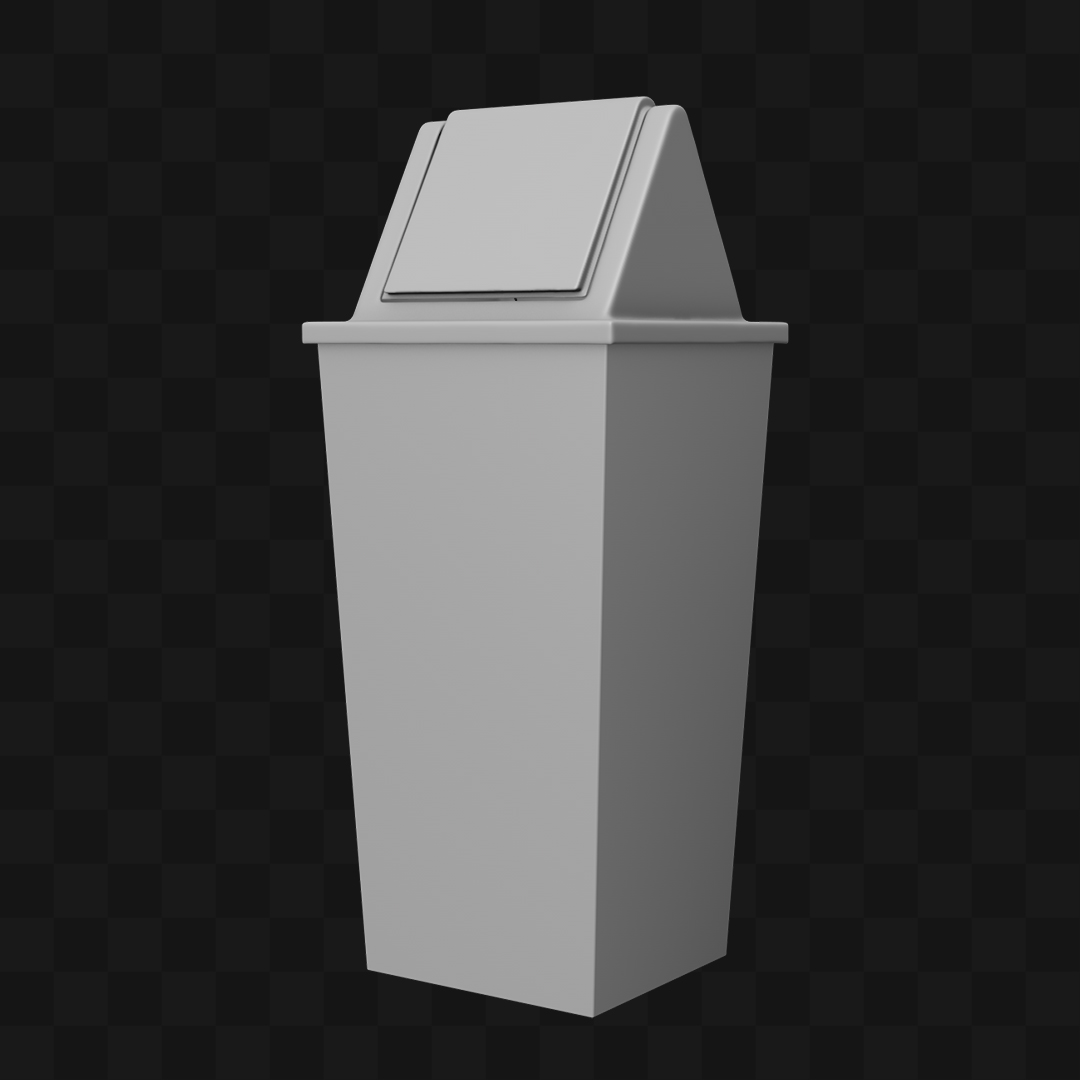 Lata de Lixo Lixeira - Modelo 3D