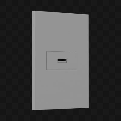 Tomada USB - Modelo 3D