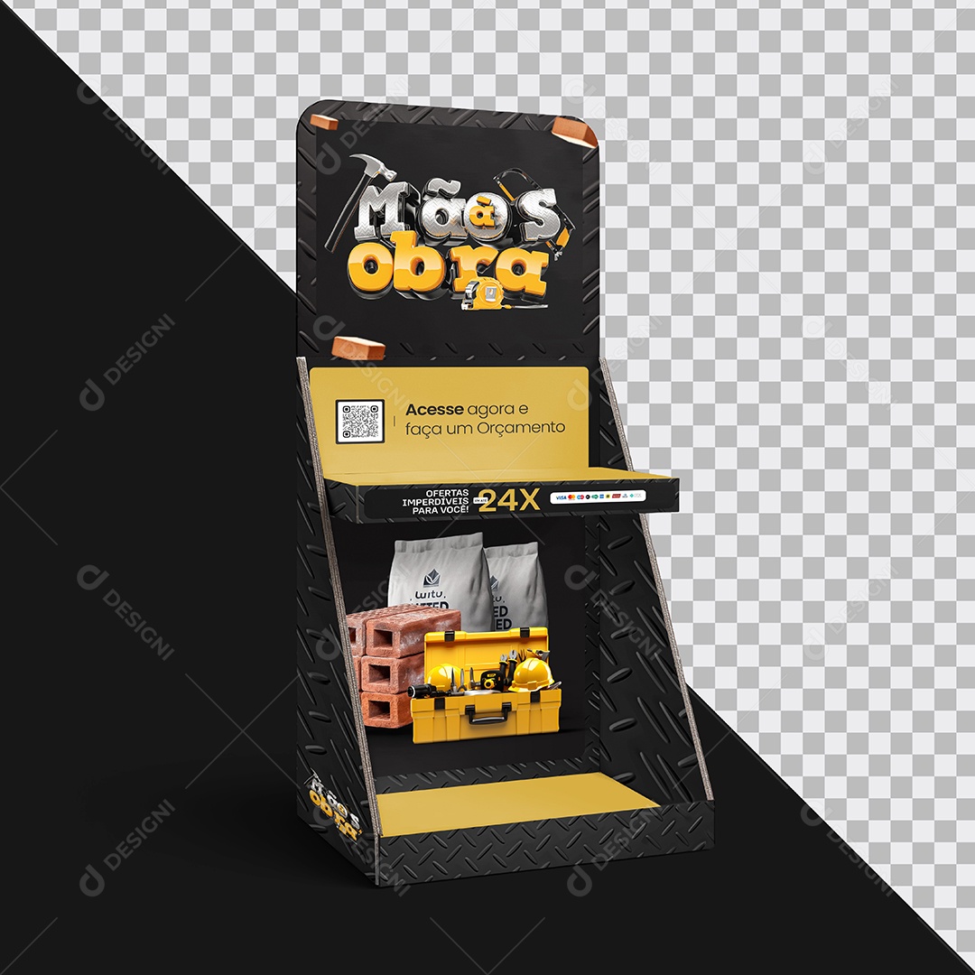 Mockup Display PDV PSD Editável