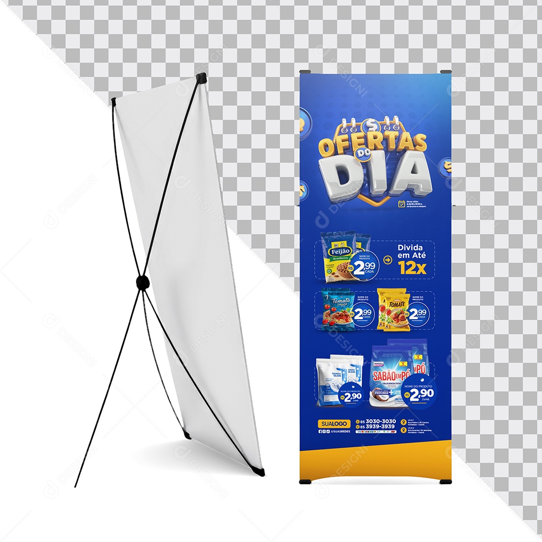 Mockup Pdv x Banner PSD Editável