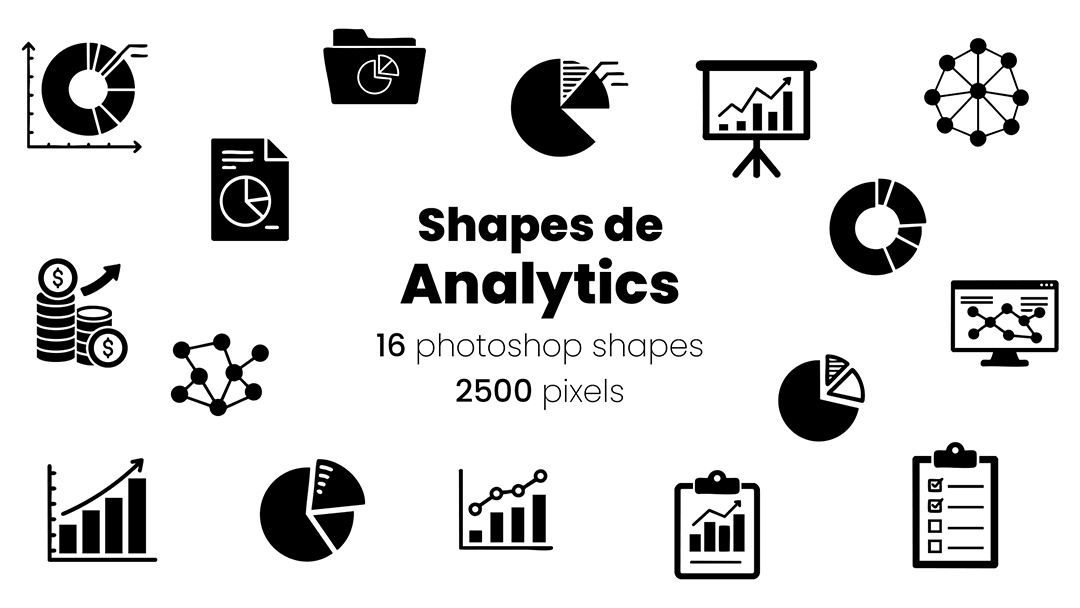 Análise de Dados Desenvolvimento Ícone Shapes CSH