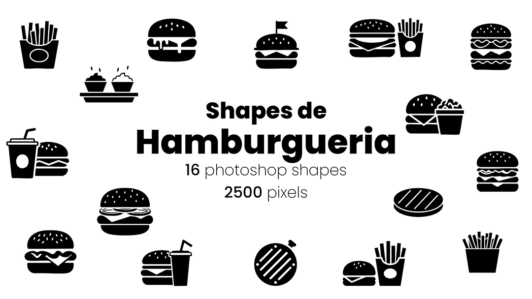 Hamburgueria Ícones Shapes CSH