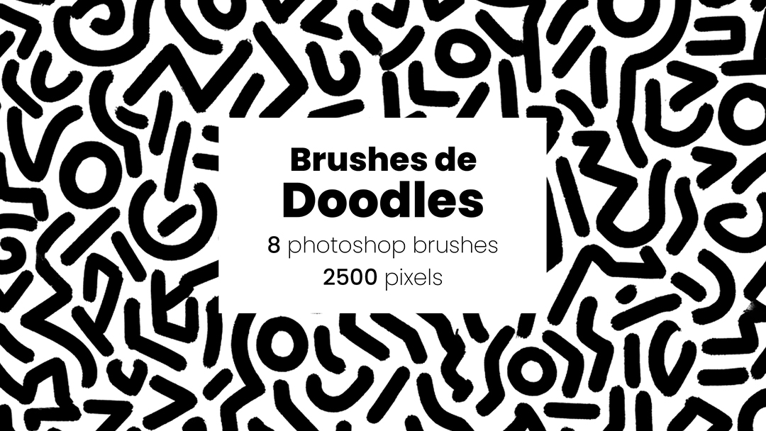 Doodles Ícones e Formas Brush ABR