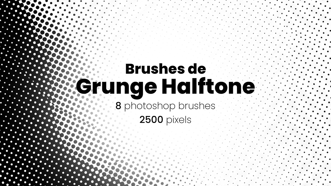 Grunge Halftone Brush ABR