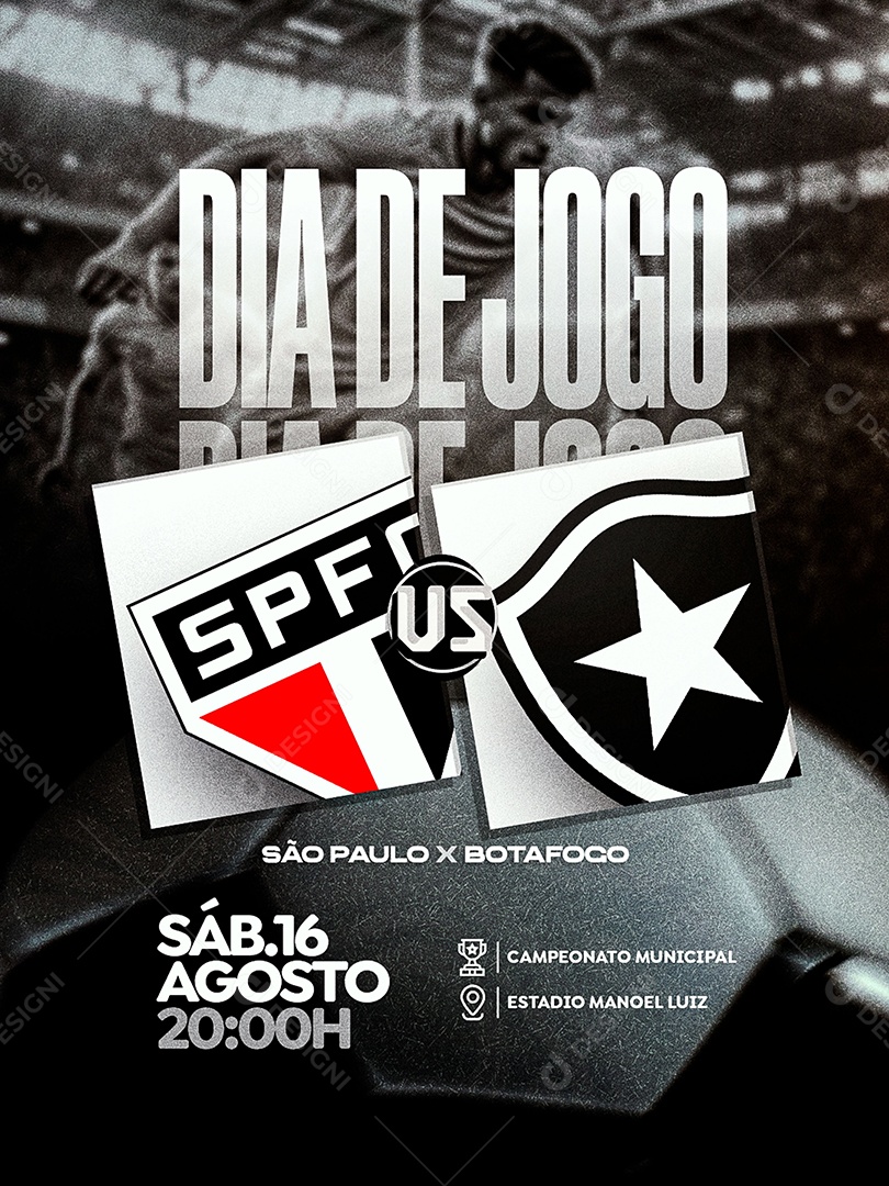 Torneio de Futebol Social Media PSD Editável