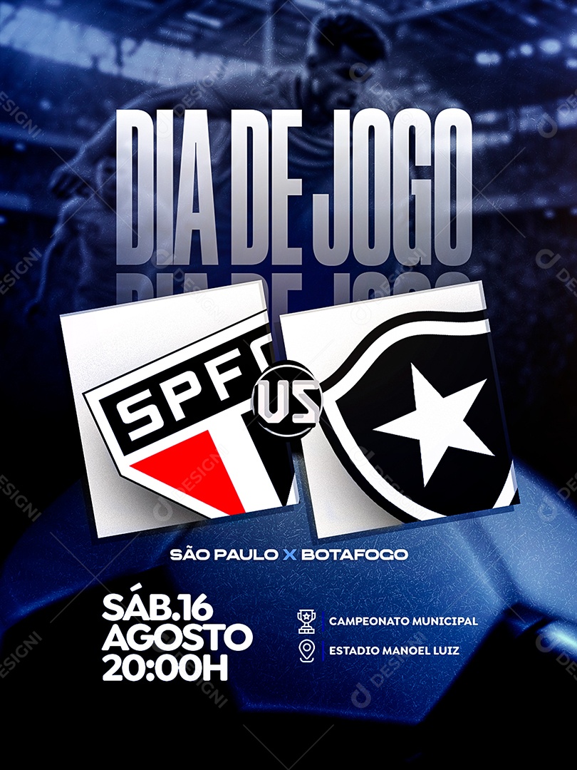 Torneio de Futebol Social Media PSD Editável